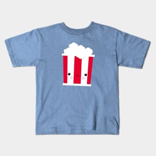 Chill Out Kawaii Popcorn – funny illustration Kids T-Shirt